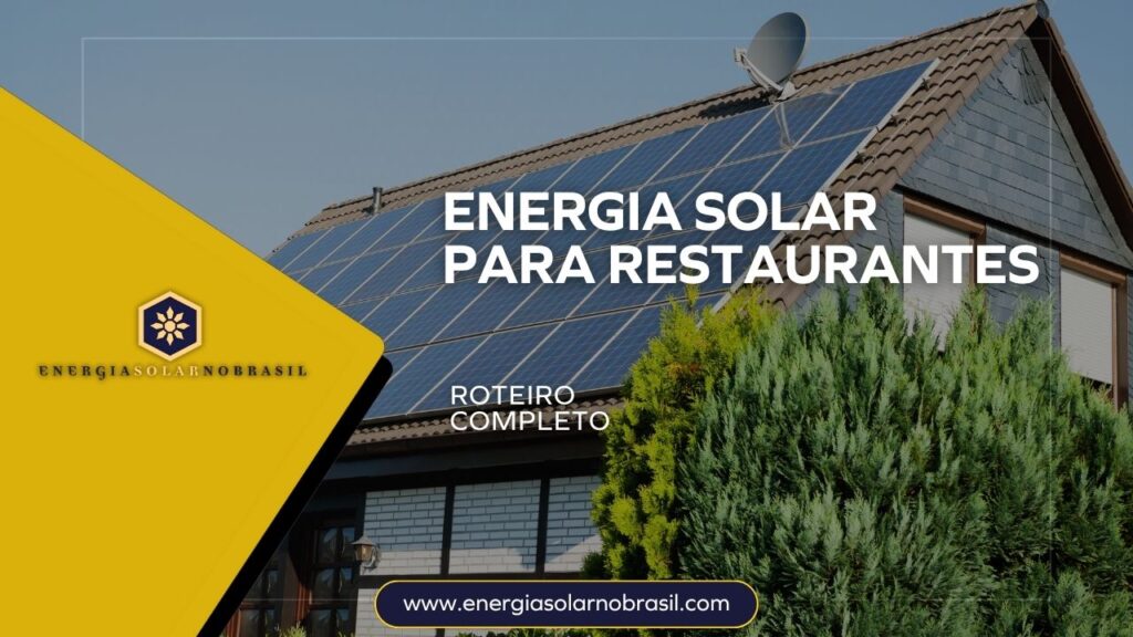 Energia Solar para Restaurante