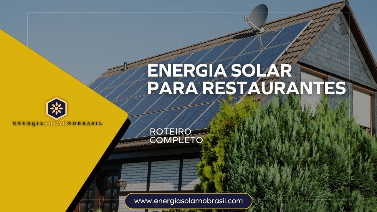 Energia Solar para Restaurante