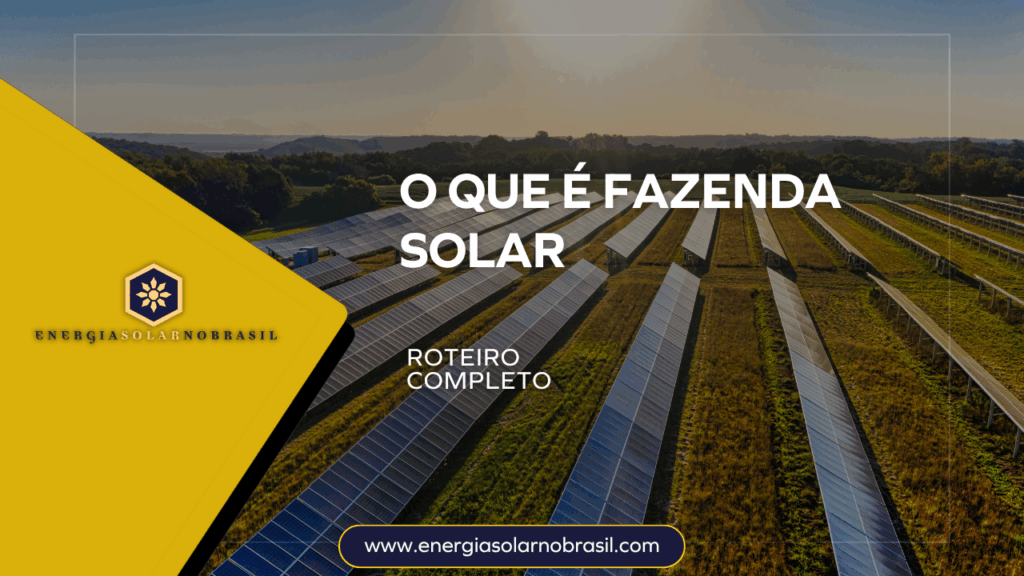 O que é fazenda solar